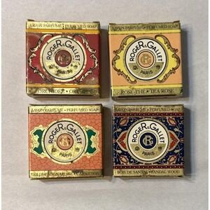 Vintage RogeR & Gallet Perfumed‎ Hand Soap Tea Rose Carnation Orchid Sandal Wood